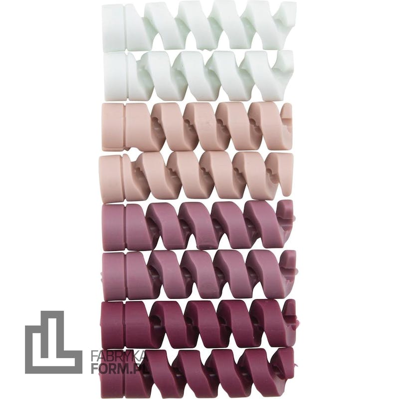 Zabezpieczenie kabli CableCoil Mini różowe 8 szt.