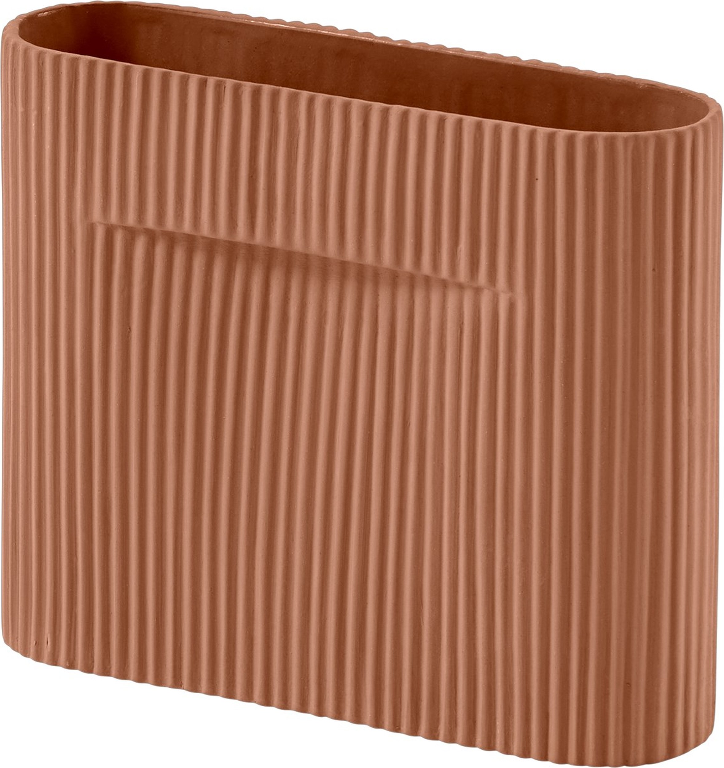 Wazon Ridge 16,5 cm terakota