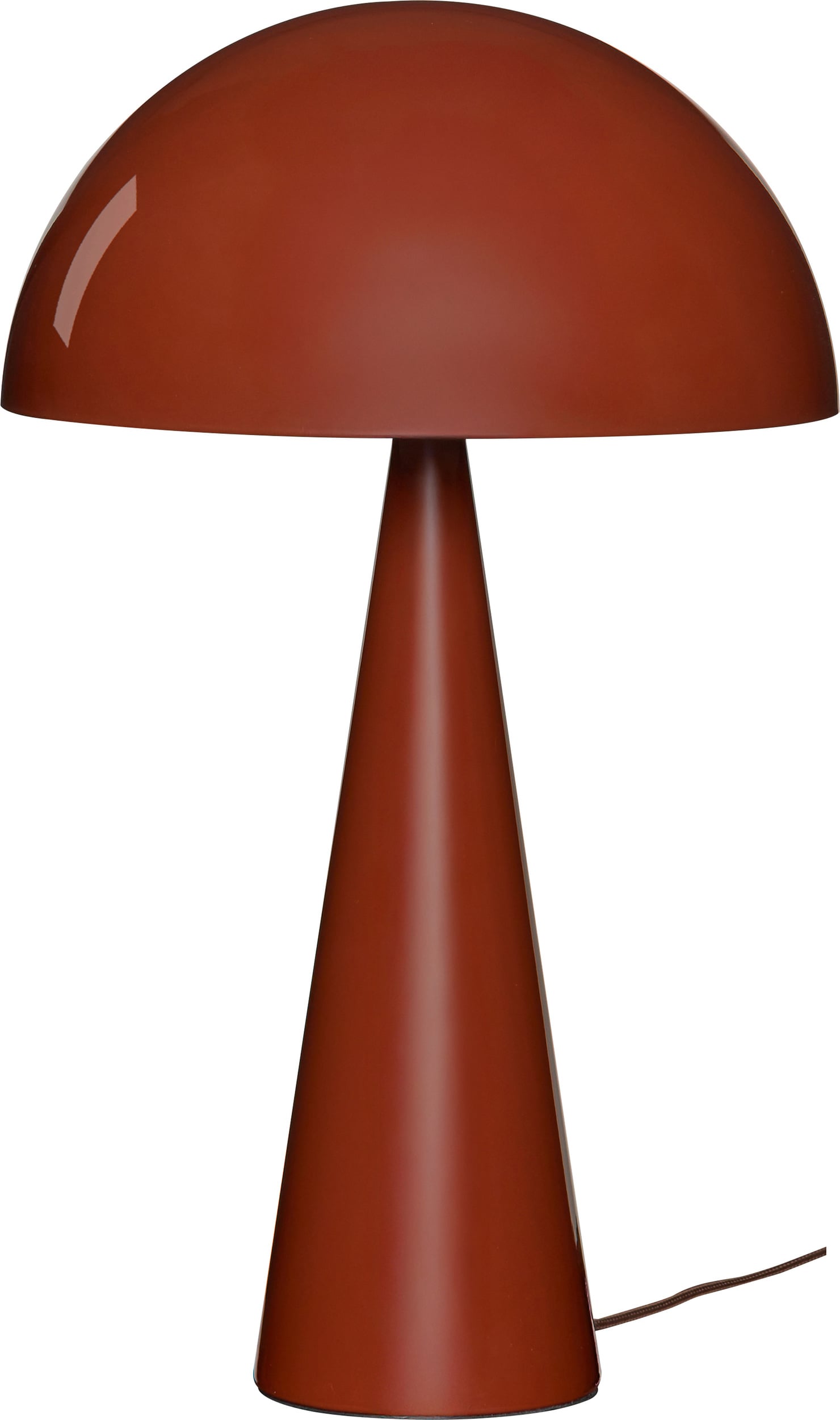Lampa stołowa Mush 50 cm brązowa