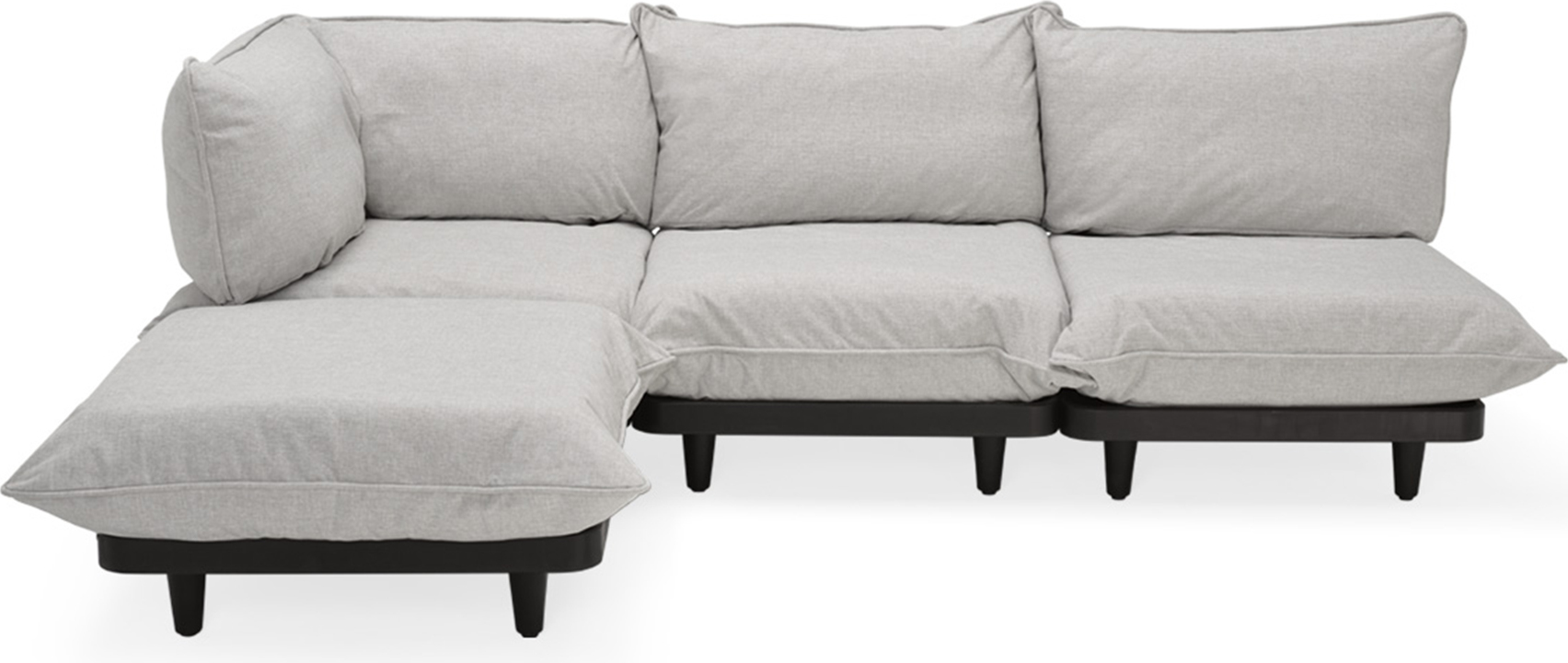 Narożnik lewostronny Paletti jasnoszary 4 el.