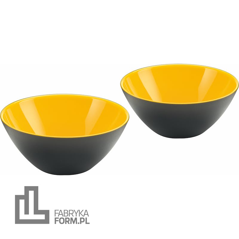 Miseczki My Fusion 2 szt. żółto-szare