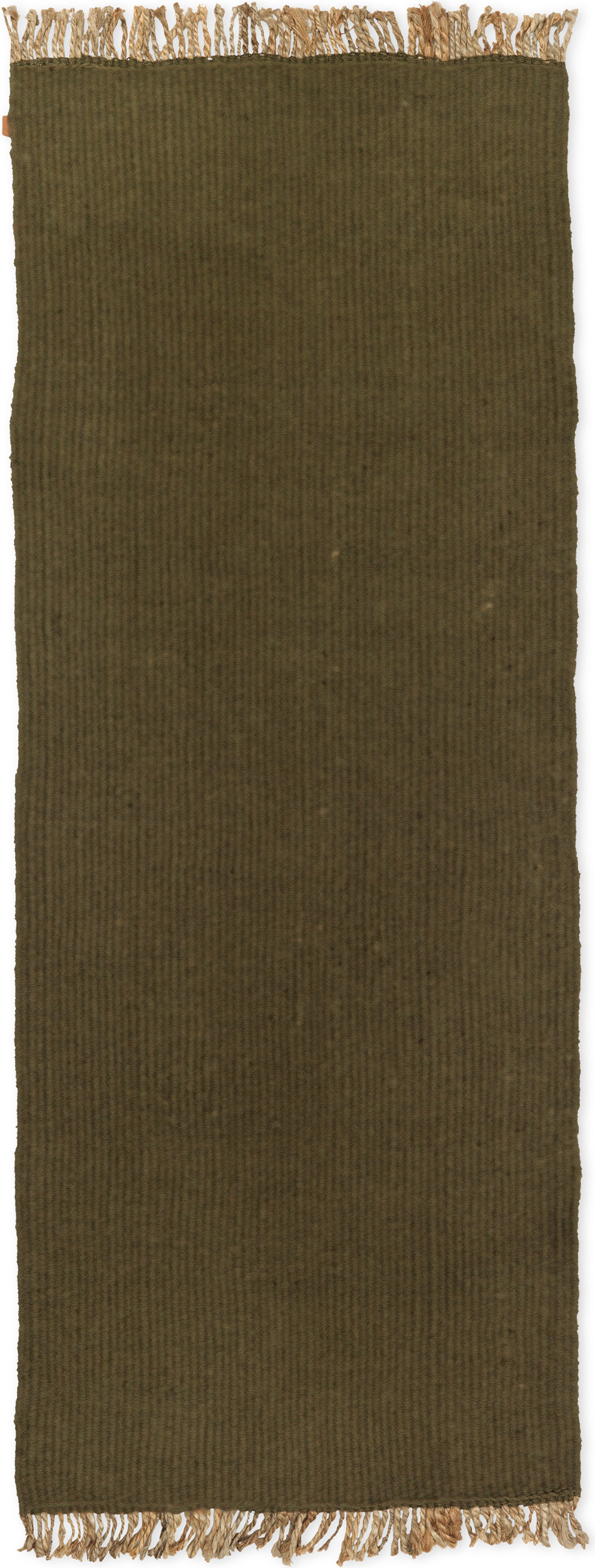 Dywan Block 80 x 200 cm oliwkowy