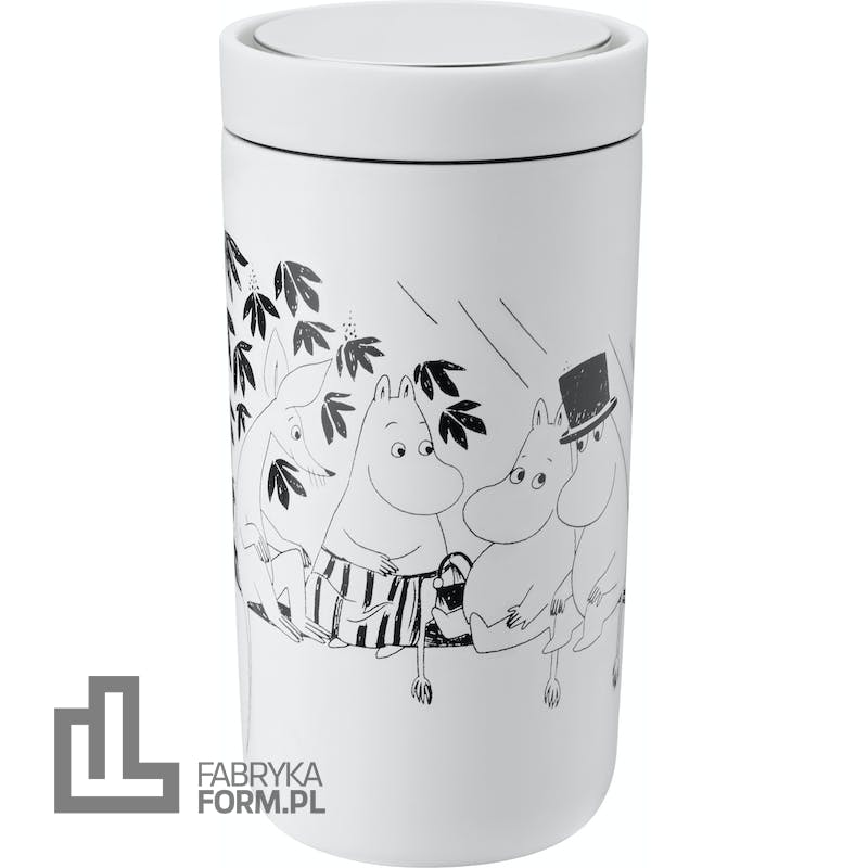 Kubek termiczny To-Go Click Muminki 200 ml biały