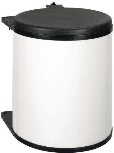 Kosz szafkowy De Luxe 15 l biały