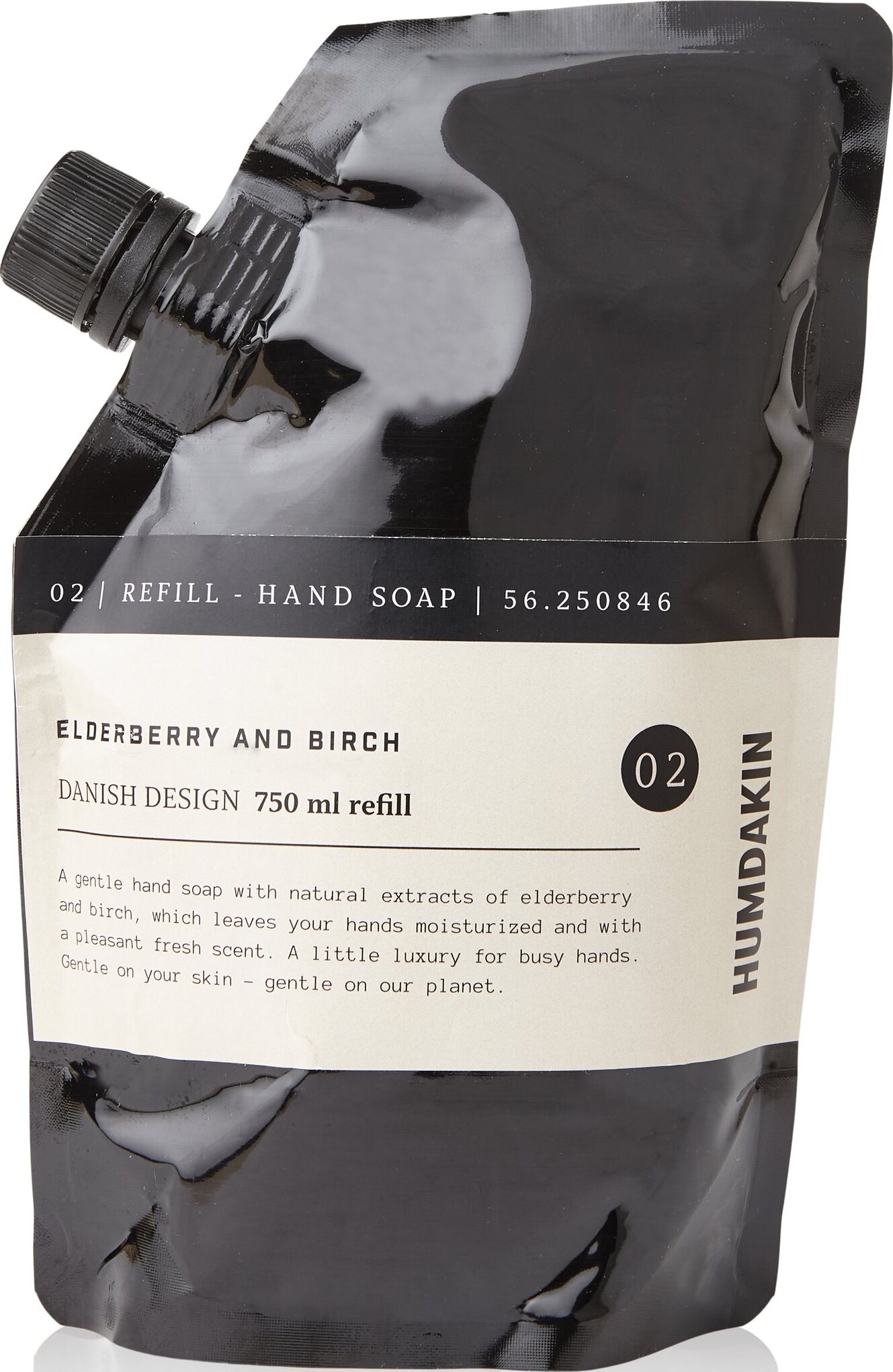 Uzupełnienie mydła do rąk Humdakin Elderberry and Birch 750 ml