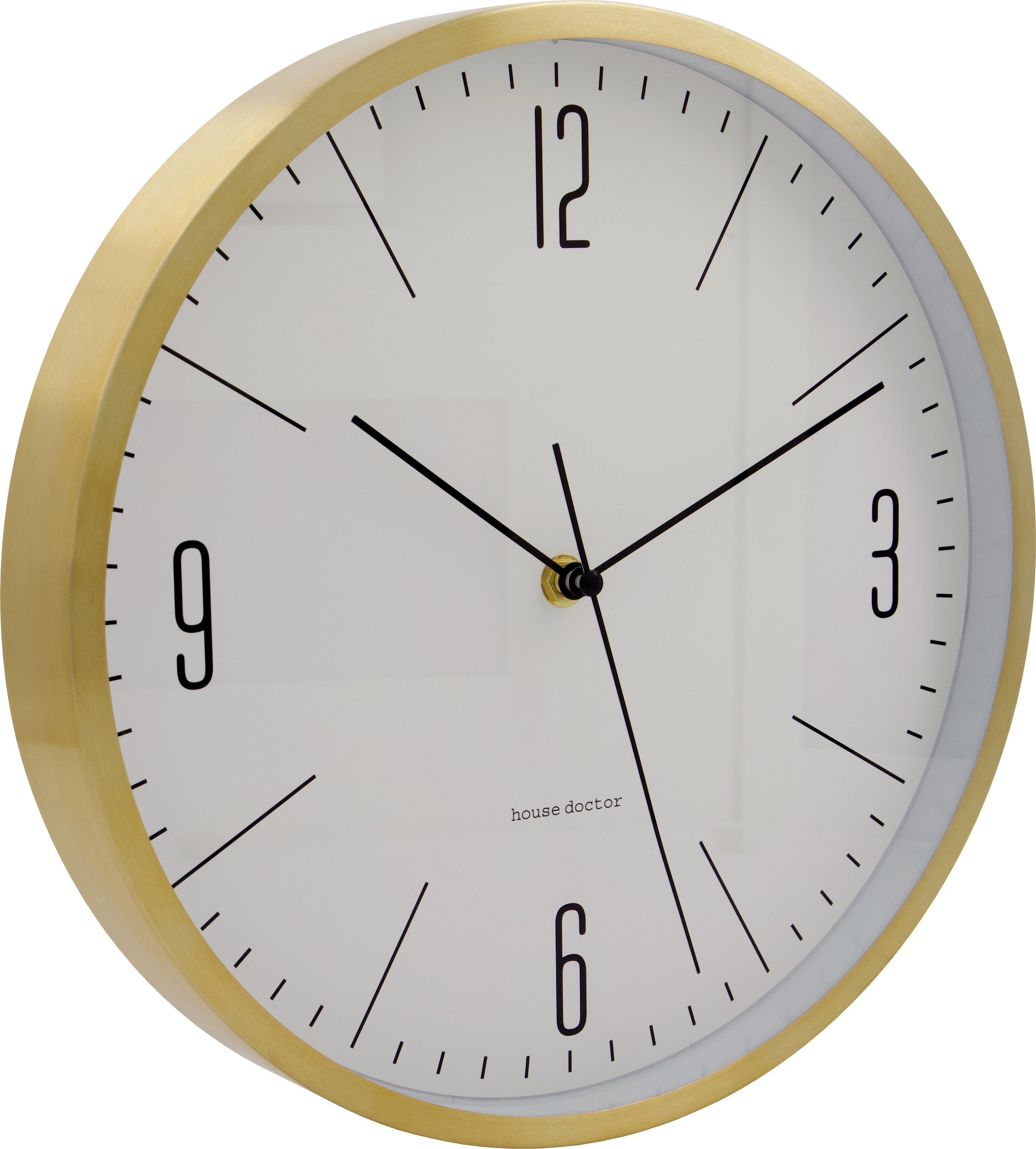 Zegar ścienny House Doctor złoty