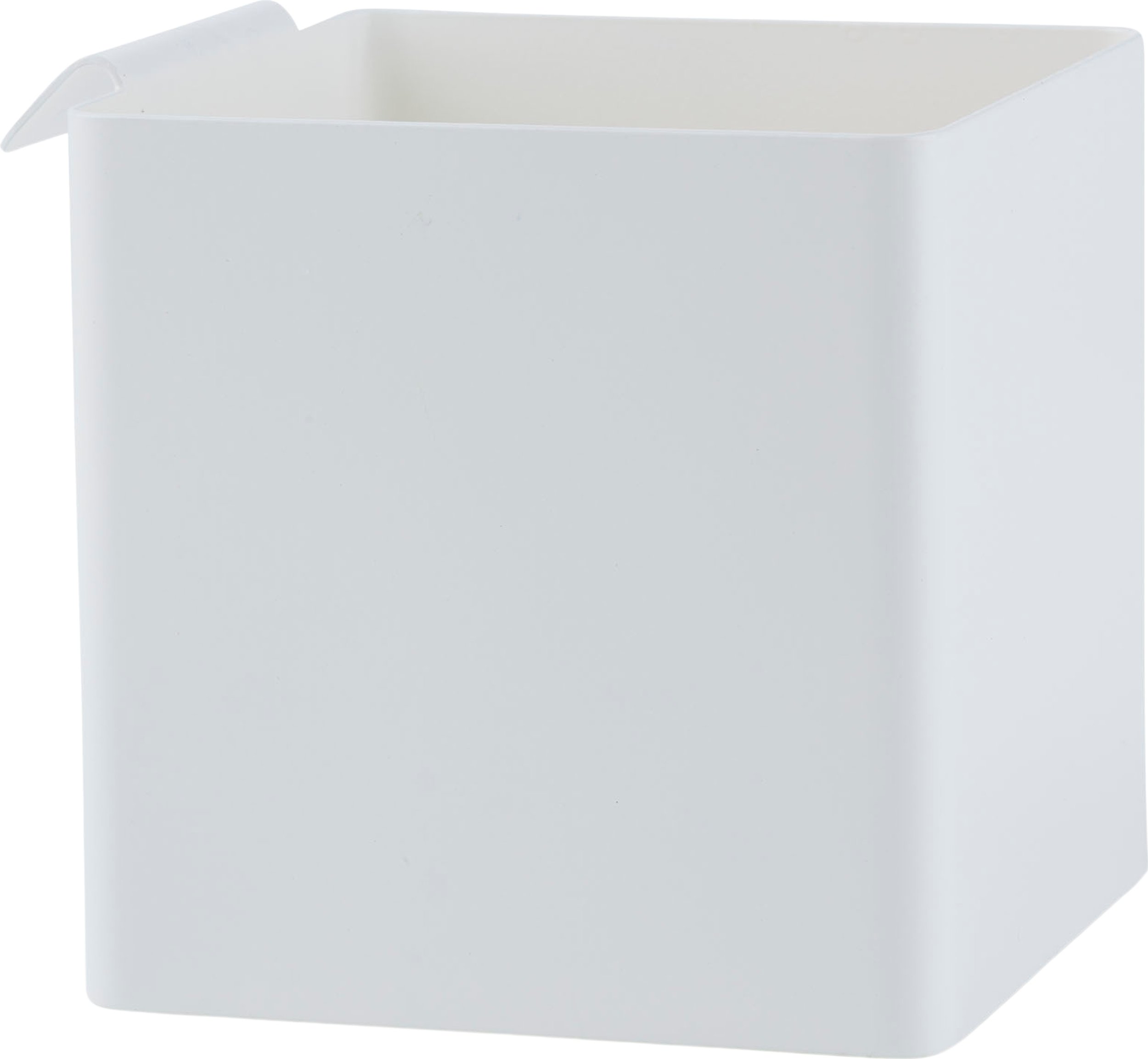 Pojemnik uniwersalny Flex 10,5 cm biały z haczykiem