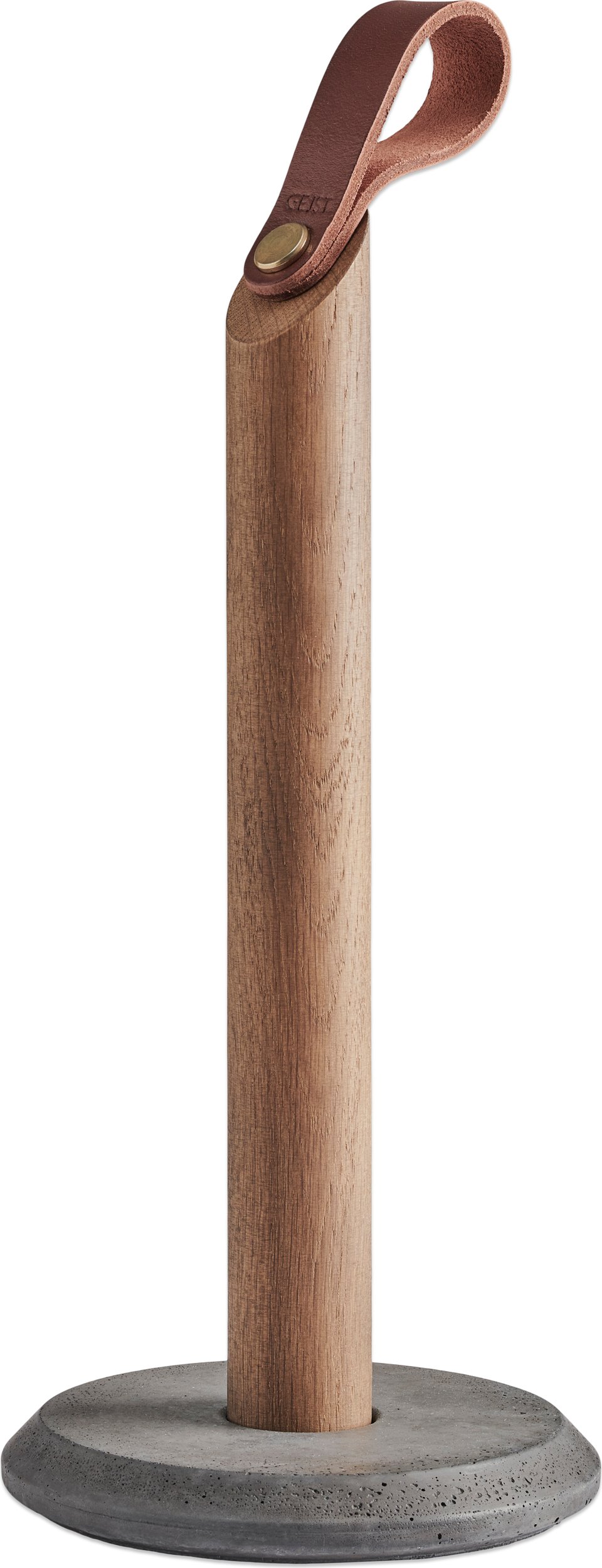 Stojak na ręcznik papierowy Grab 32 cm ciemny dąb