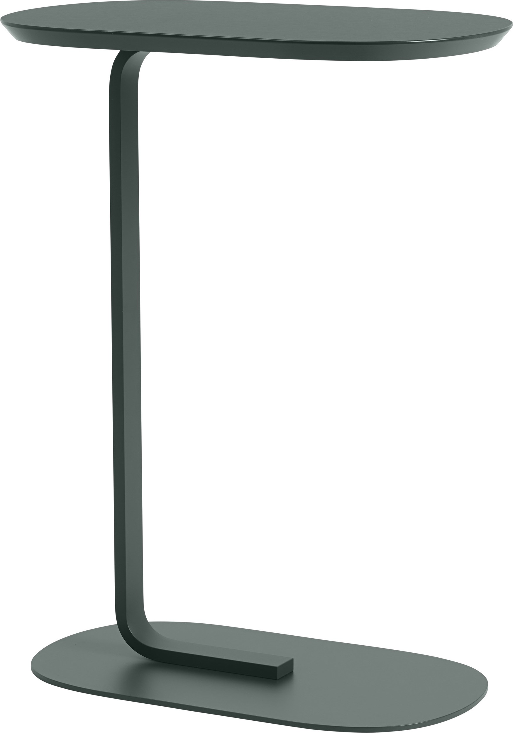 Stolik boczny Relate 73,5 cm ciemnozielony