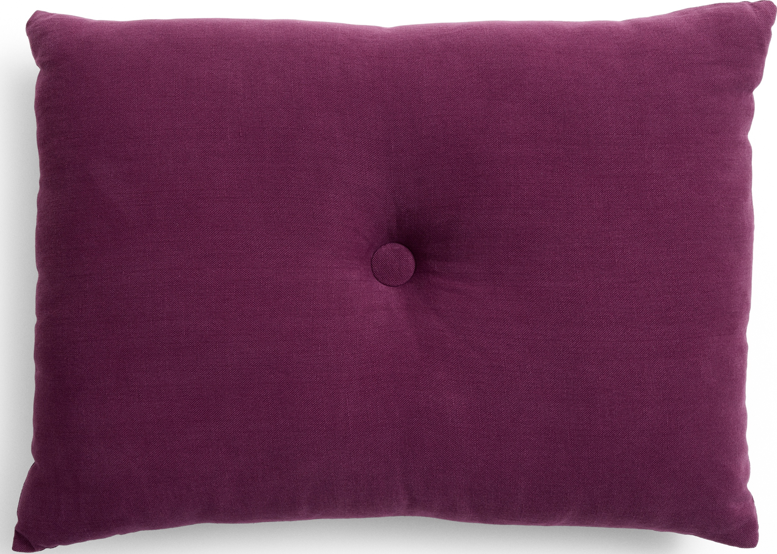 Poduszka dekoracyjna Dot Linen 45 x 60 cm burgundowa