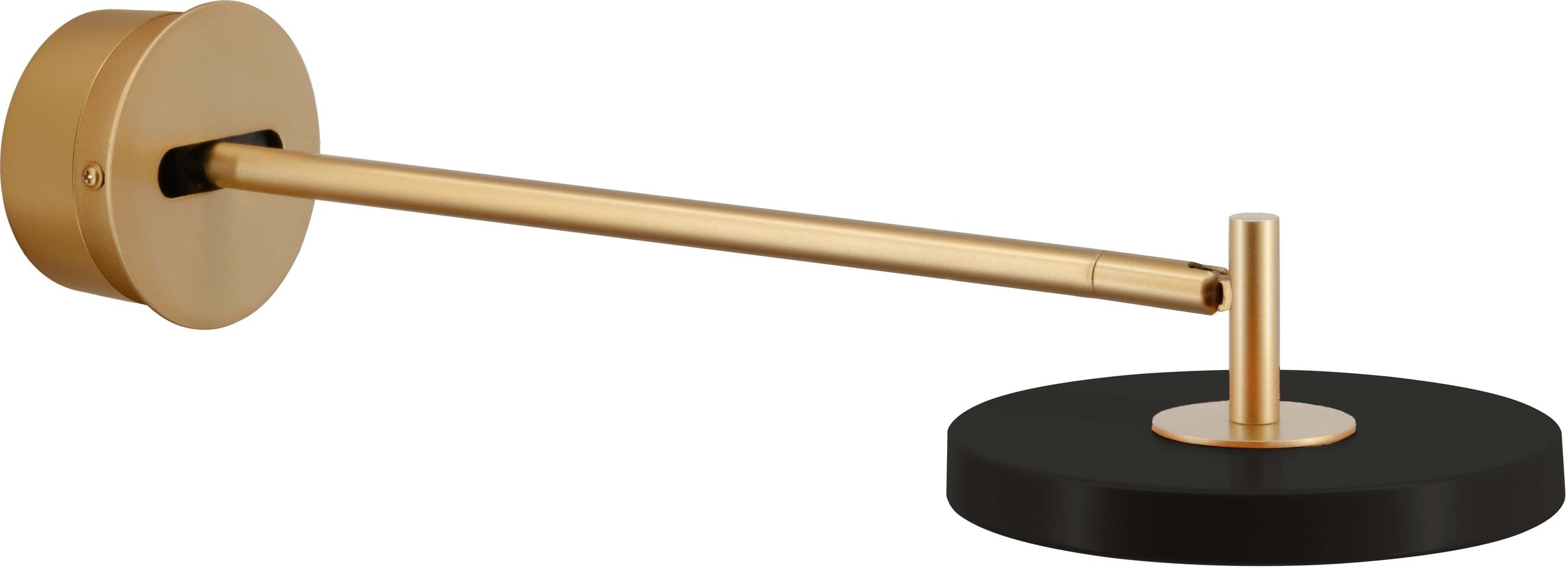 Kinkiet Asteria 44,6 cm czarny z zawieszeniem ściennym