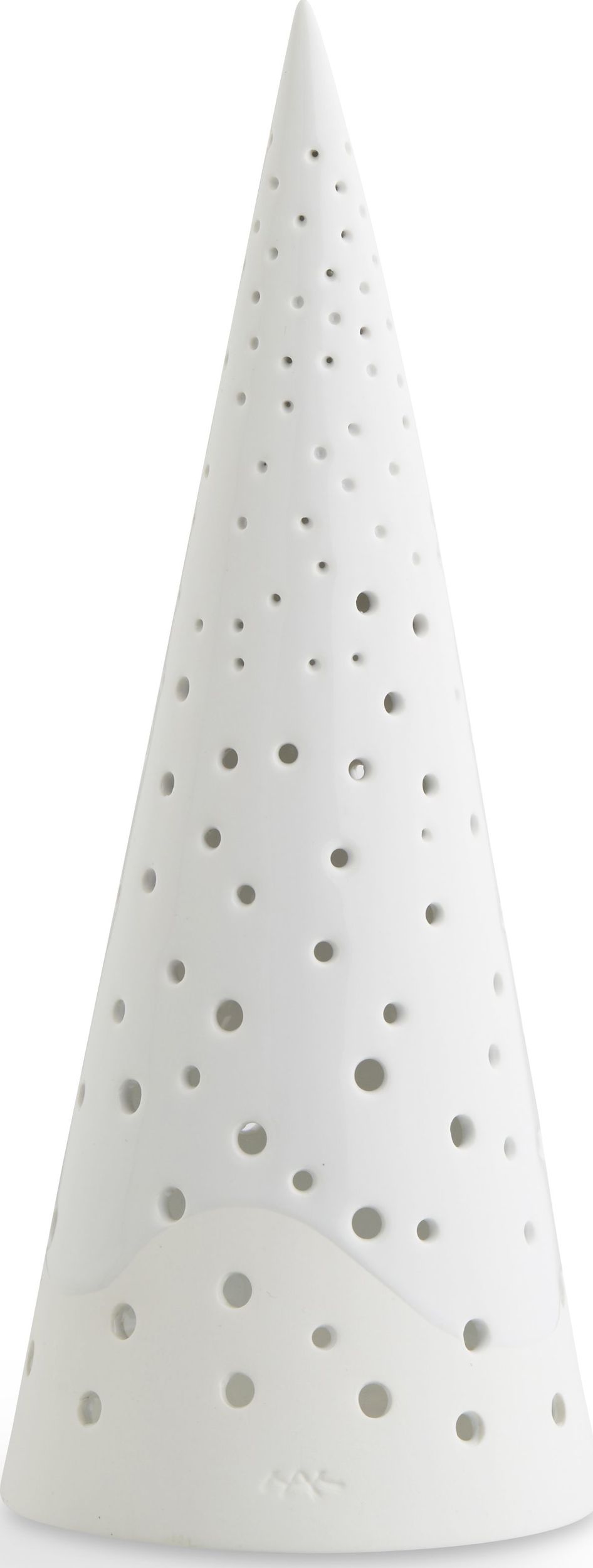 Świecznik na tealighty Nobili 25,5 cm biały