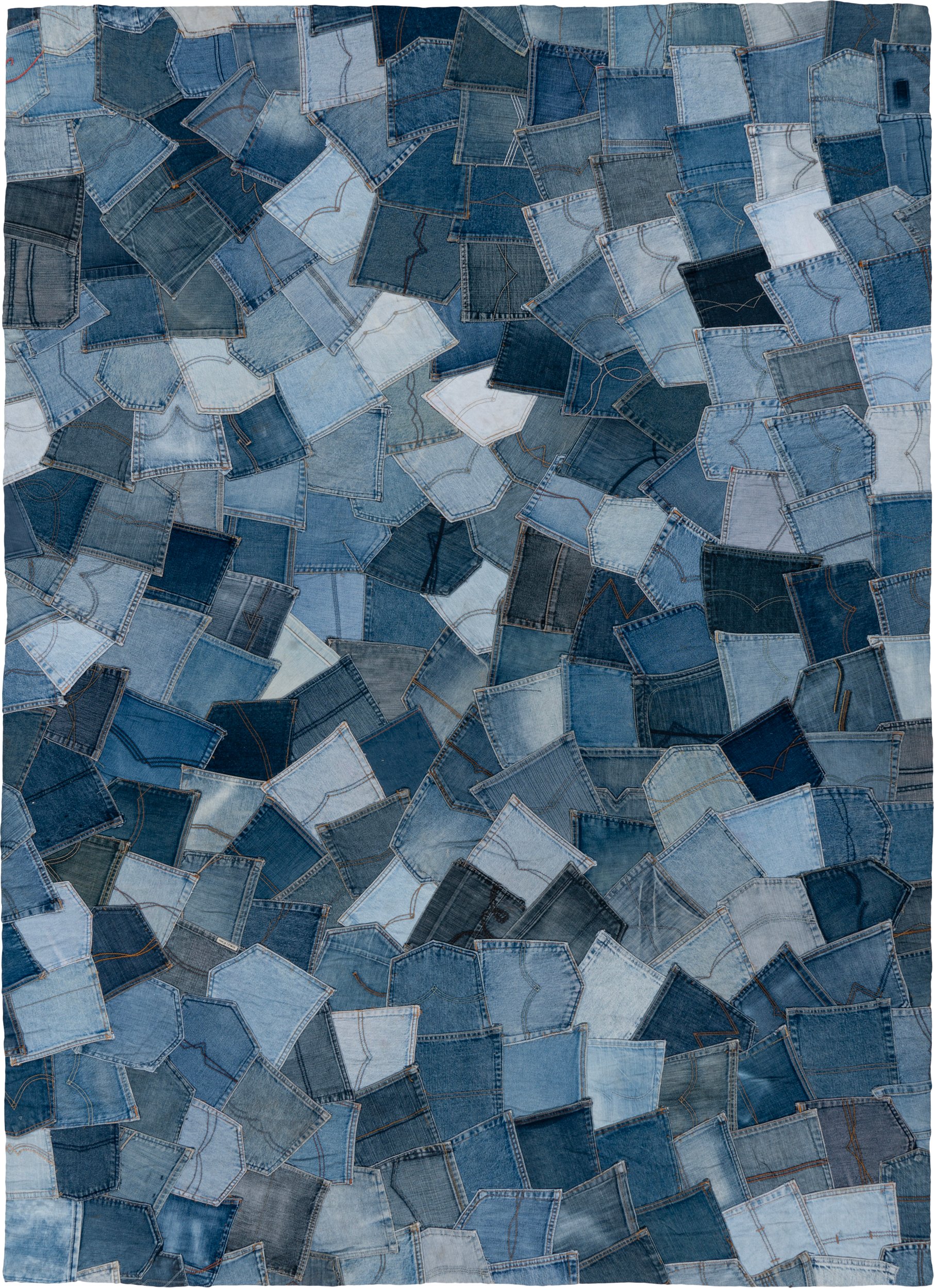 Dywan Denim Pocket 160 x 230 cm niebieski