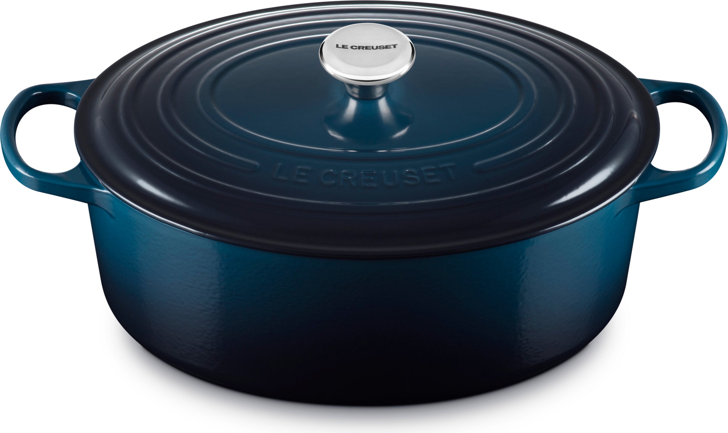 Brytfanna Signature owalna 33 cm granatowa