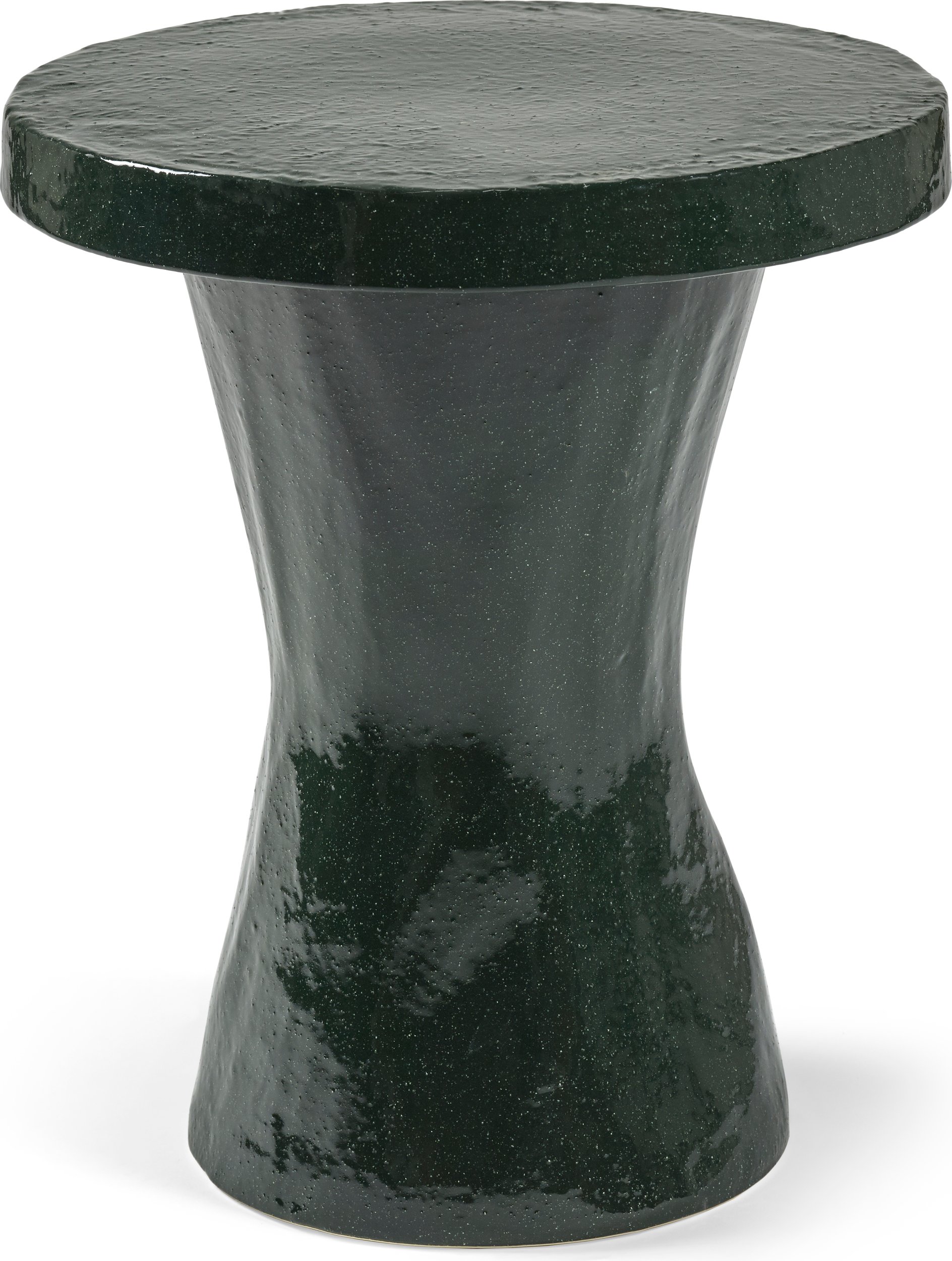 Stolik boczny Caro 49 cm ciemnozielony