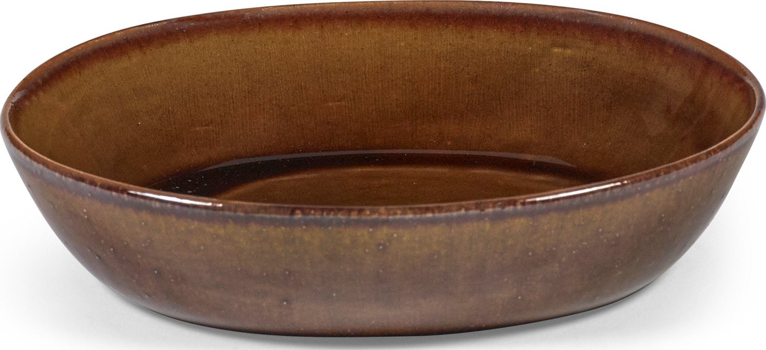 Talerze głębokie Out of Lines 18,5 cm brązowe 2 szt.