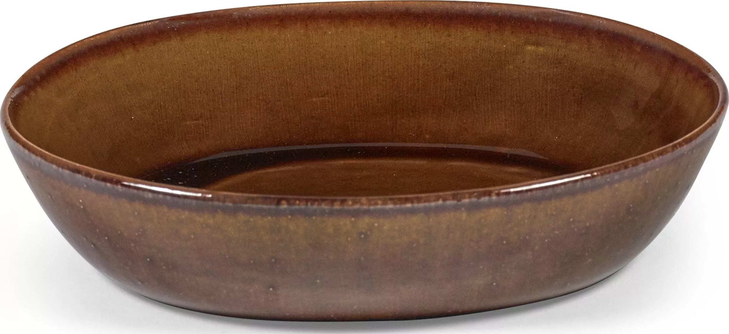 Talerze głębokie Out of Lines 18,5 cm brązowe 2 szt.