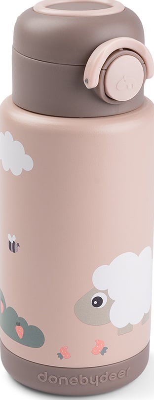 Butelka termiczna Tiny Farm 340 ml różowa