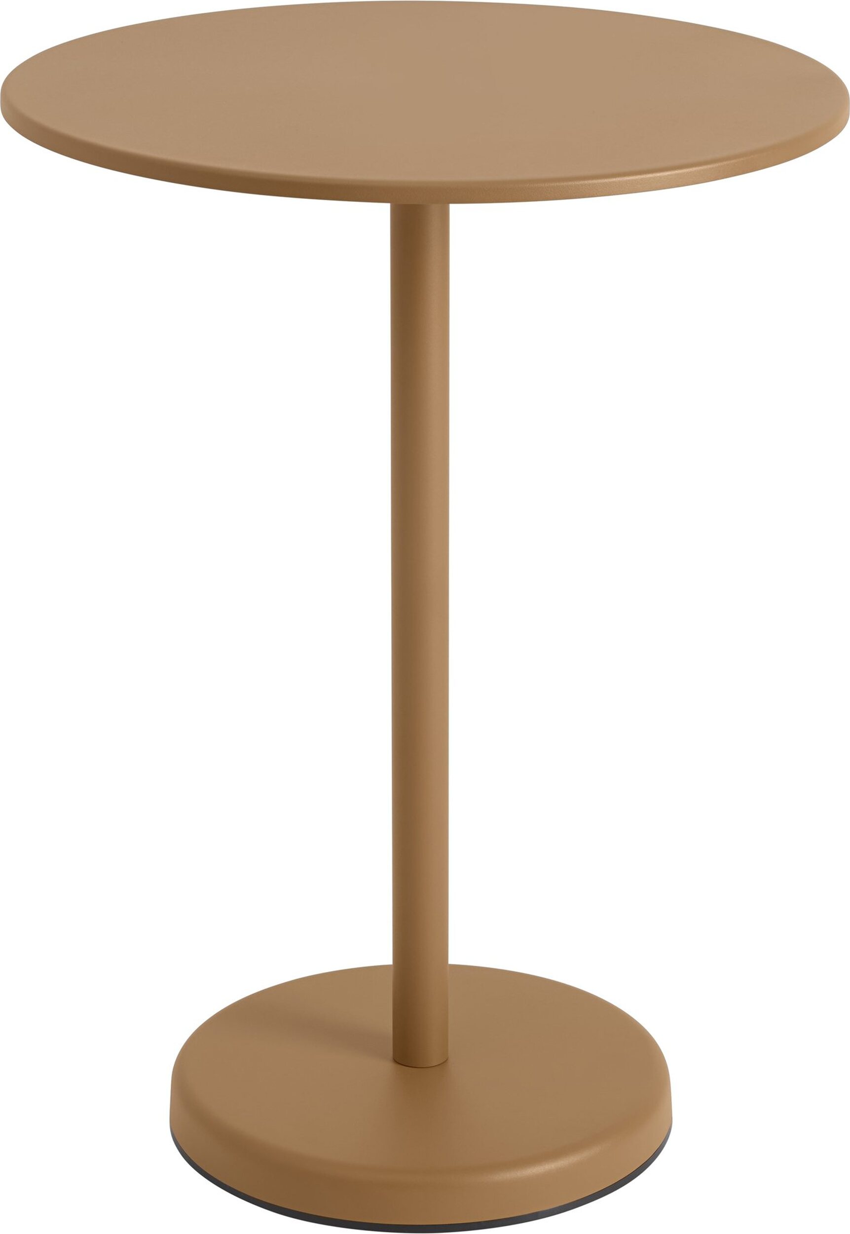 Stolik kawowy Linear okrągły 70 x 95 cm pomarańczowy