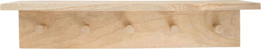 Wieszak z półką Sate naturalny