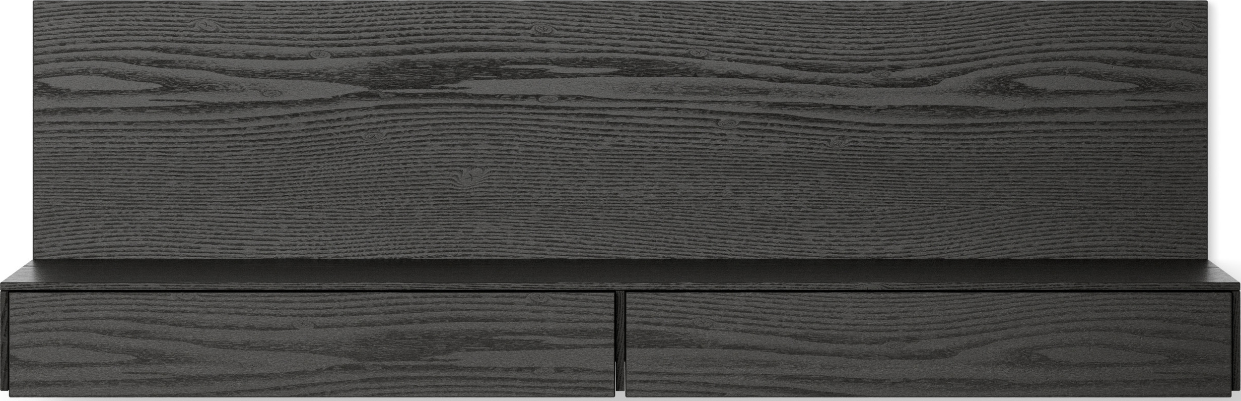 Konsola wisząca Tana Media 130 cm czarny dąb