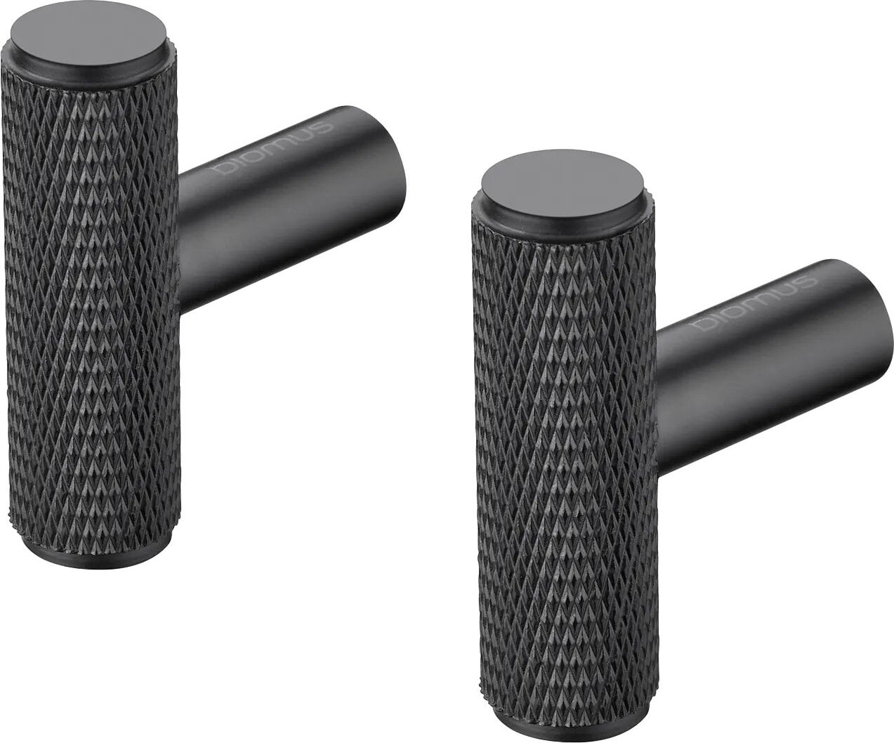 Haczyki ścienne Rof podłużne czarne 2 szt.