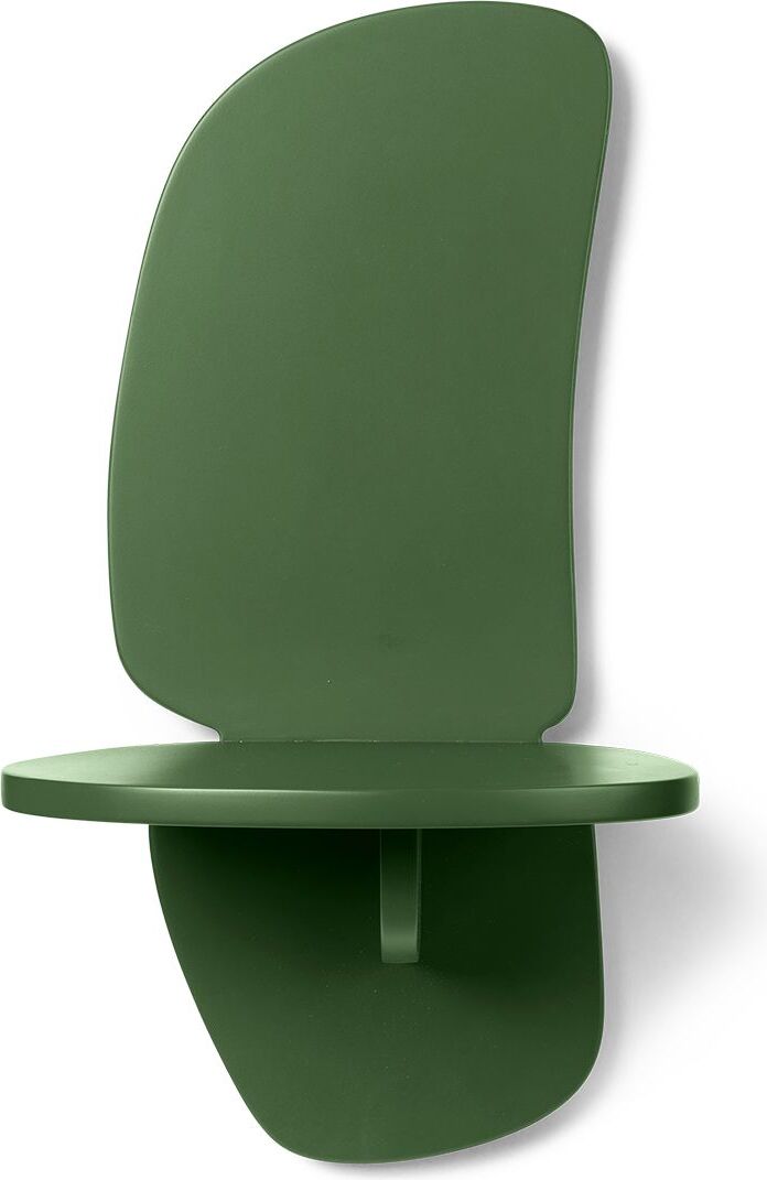 Półka ścienna Pilu 40 cm zielona