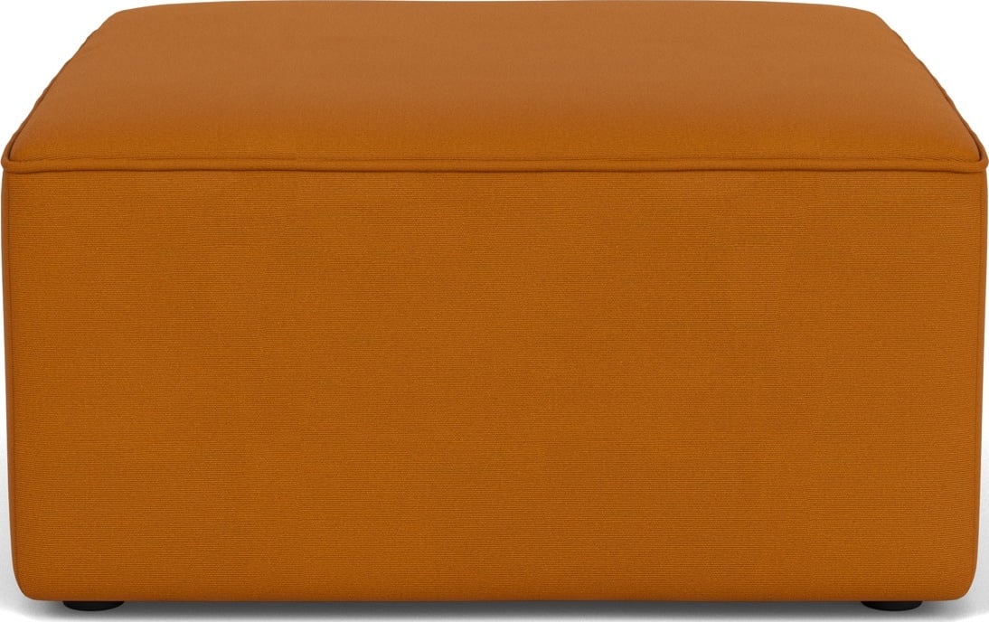 Puf sofy modułowej Eave 75 x 75 cm ciemnopomarańczowy