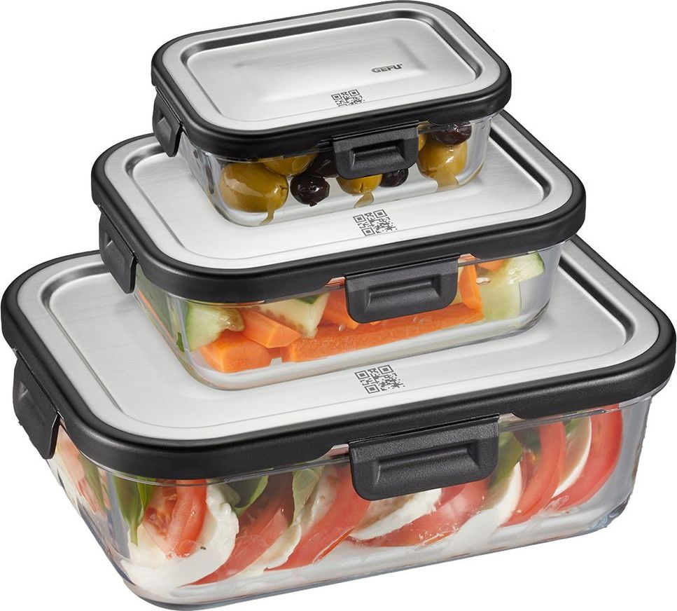 Pojemniki kuchenne Milo szklane 3 szt.