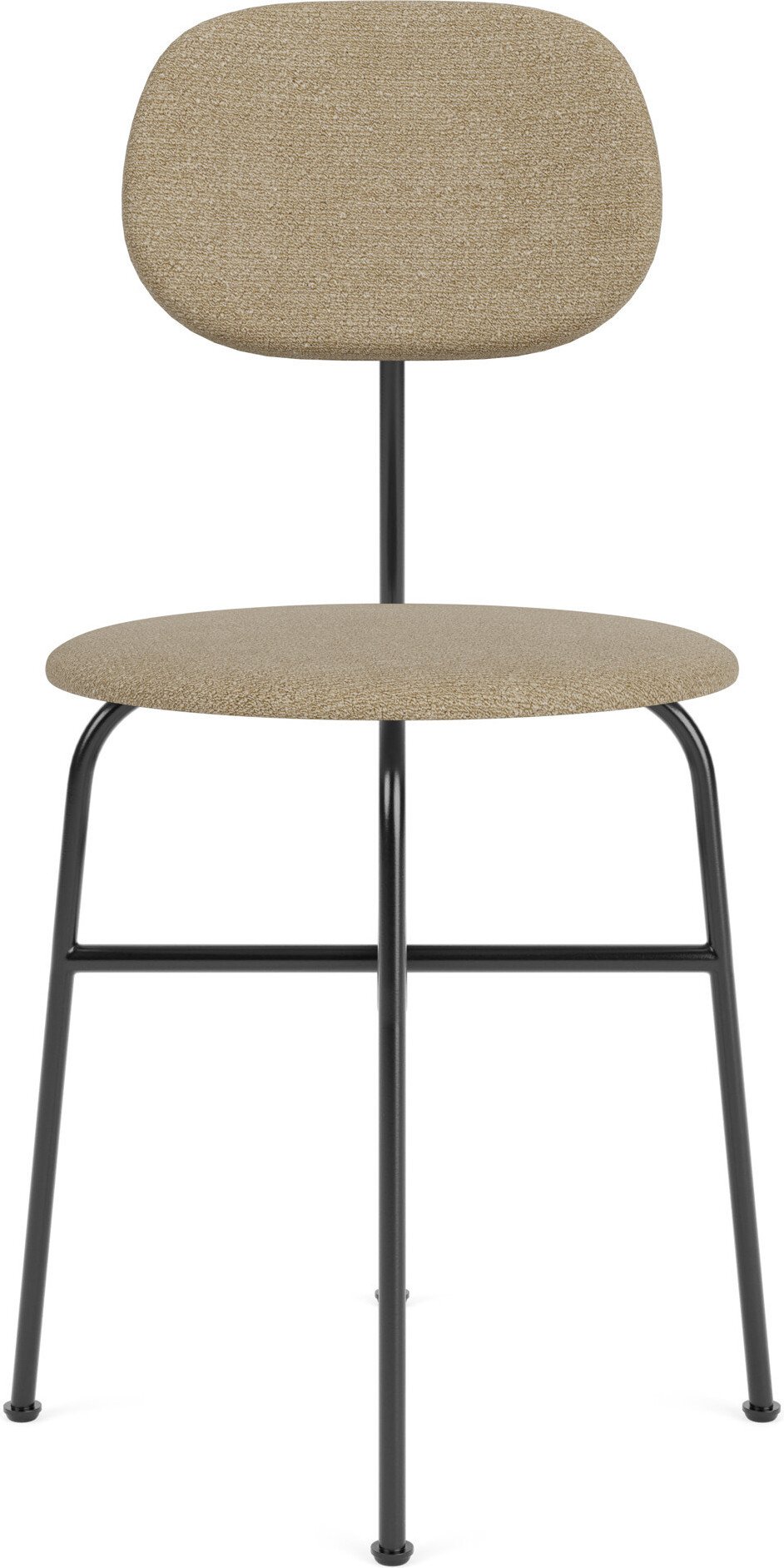 Krzesło Afteroom Plus Bouclé 80 cm beżowe tapicerowane