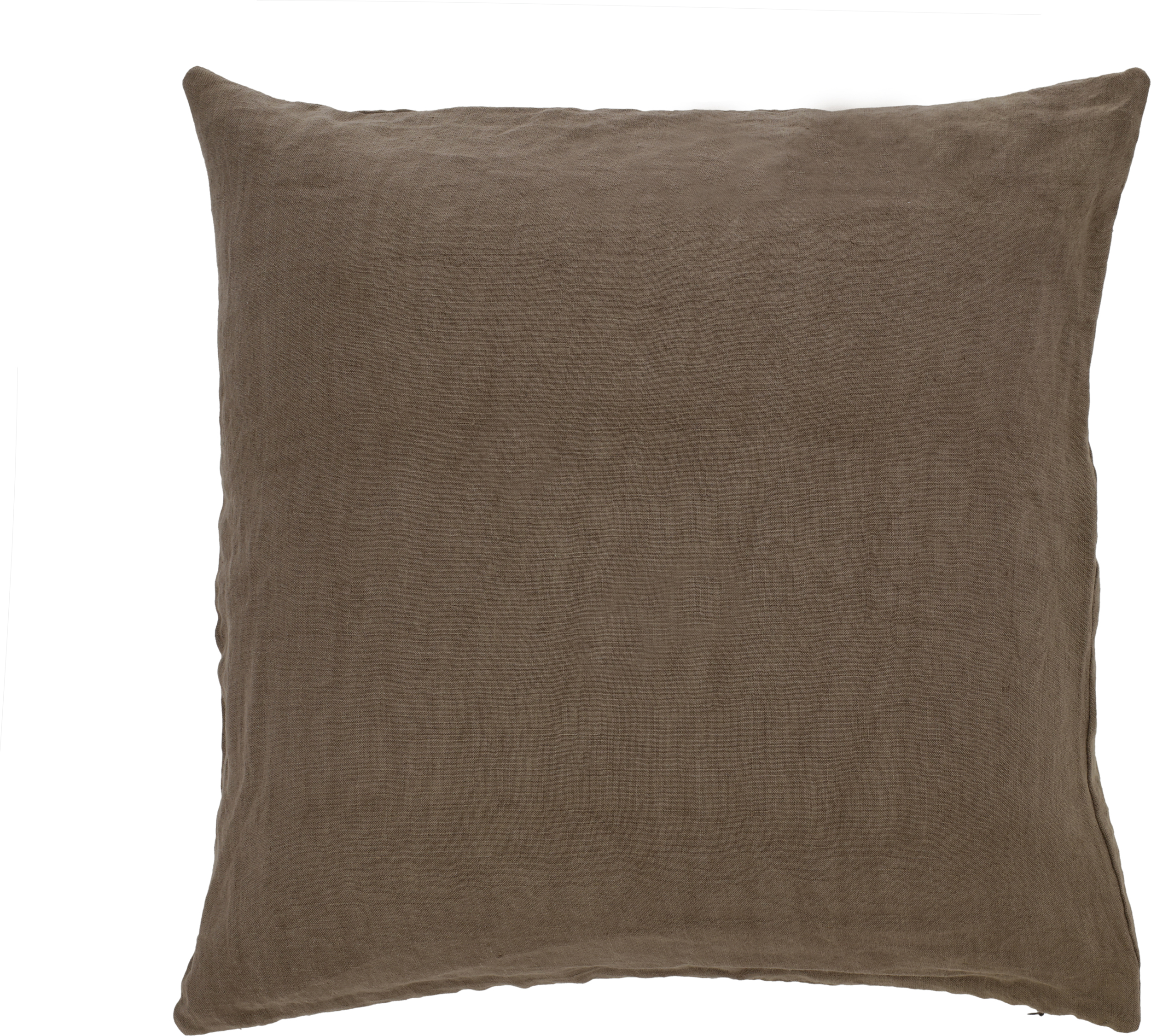 Poduszka dekoracyjna Linen 50 x 50 cm taupe