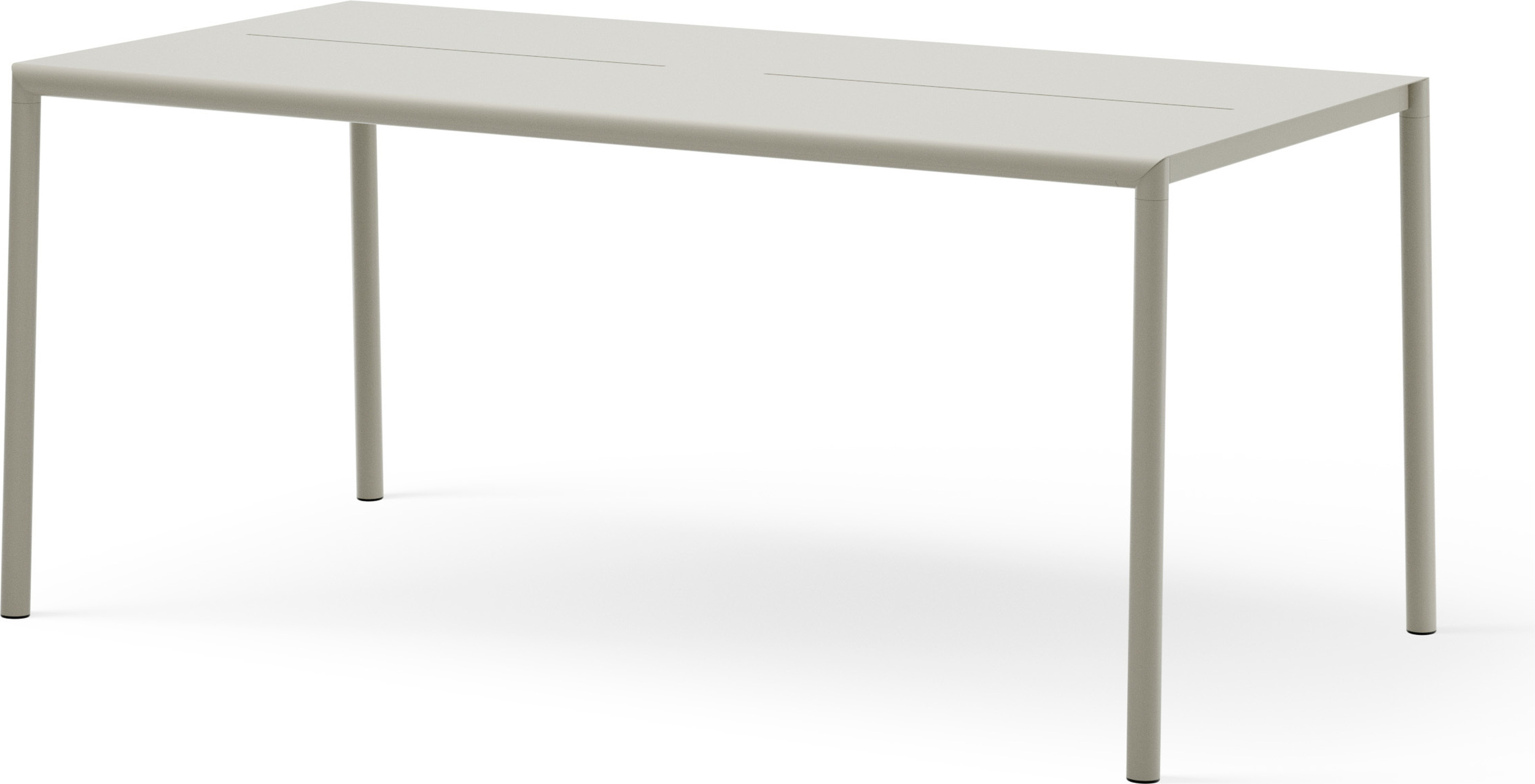 Stół ogrodowy May 85 x 170 cm jasnoszary