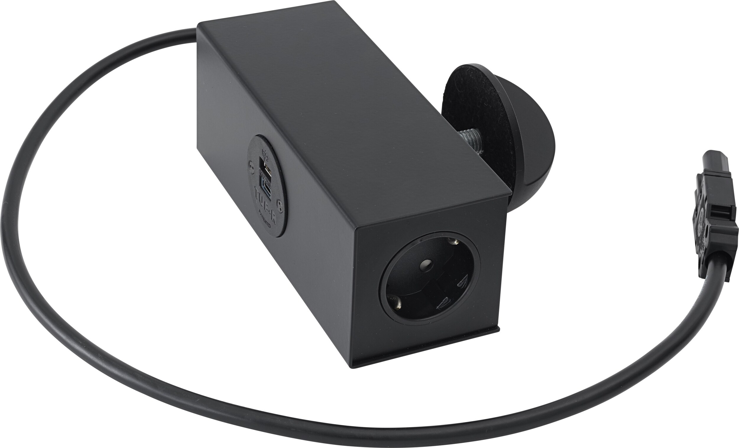 Ładowarka mocowana do blatu Linear czarna