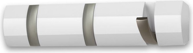 Wieszak listwa Flip krótki biały