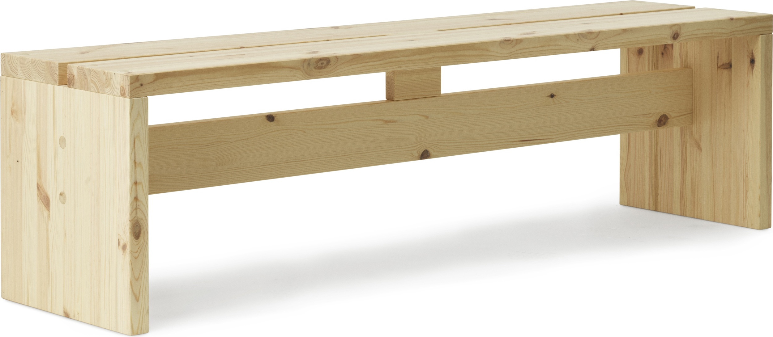 Ławka Stretch 160 cm naturalne drewno