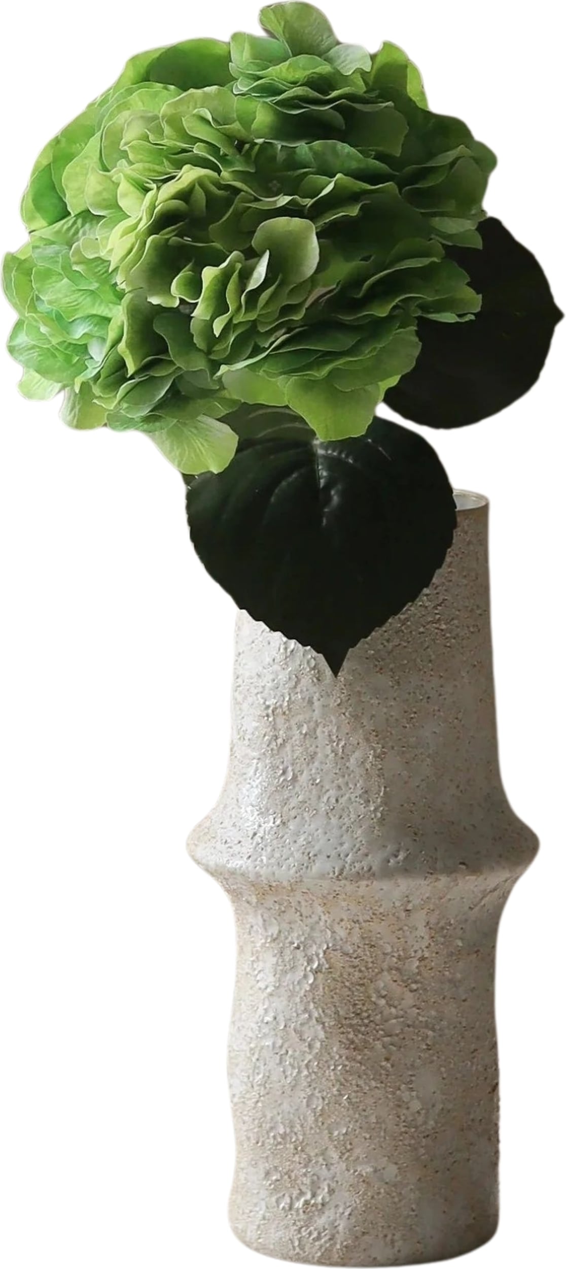 Kwiat sztuczny Botane hortensja 65 cm oliwkowa