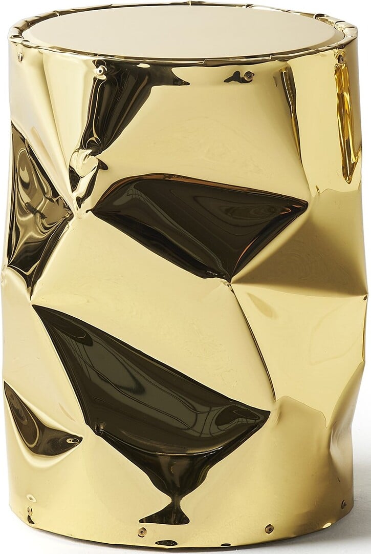 Stolik boczny Tab U 43 cm złoty