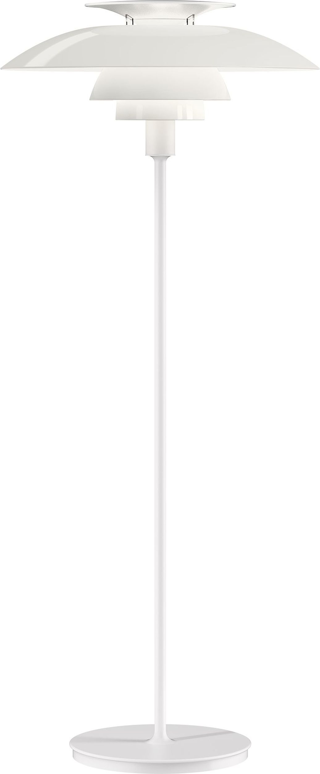 Lampa stojąca PH 80 biała ze ściemniaczem