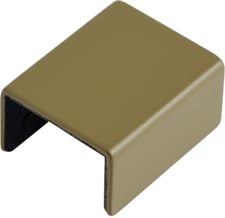 Klips do półek modułowych Mini Stacked brązowozielony