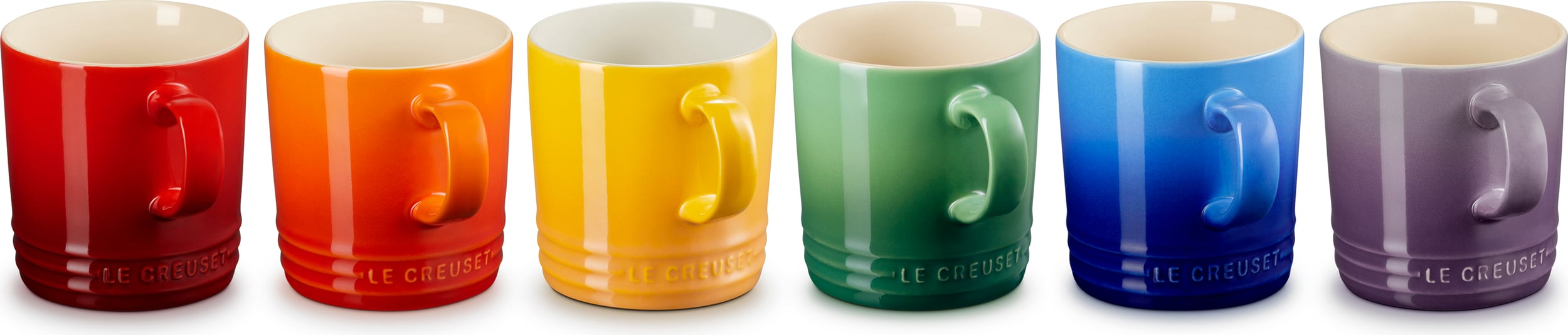 Kubki Le Creuset Rainbow 350 ml 6 szt.