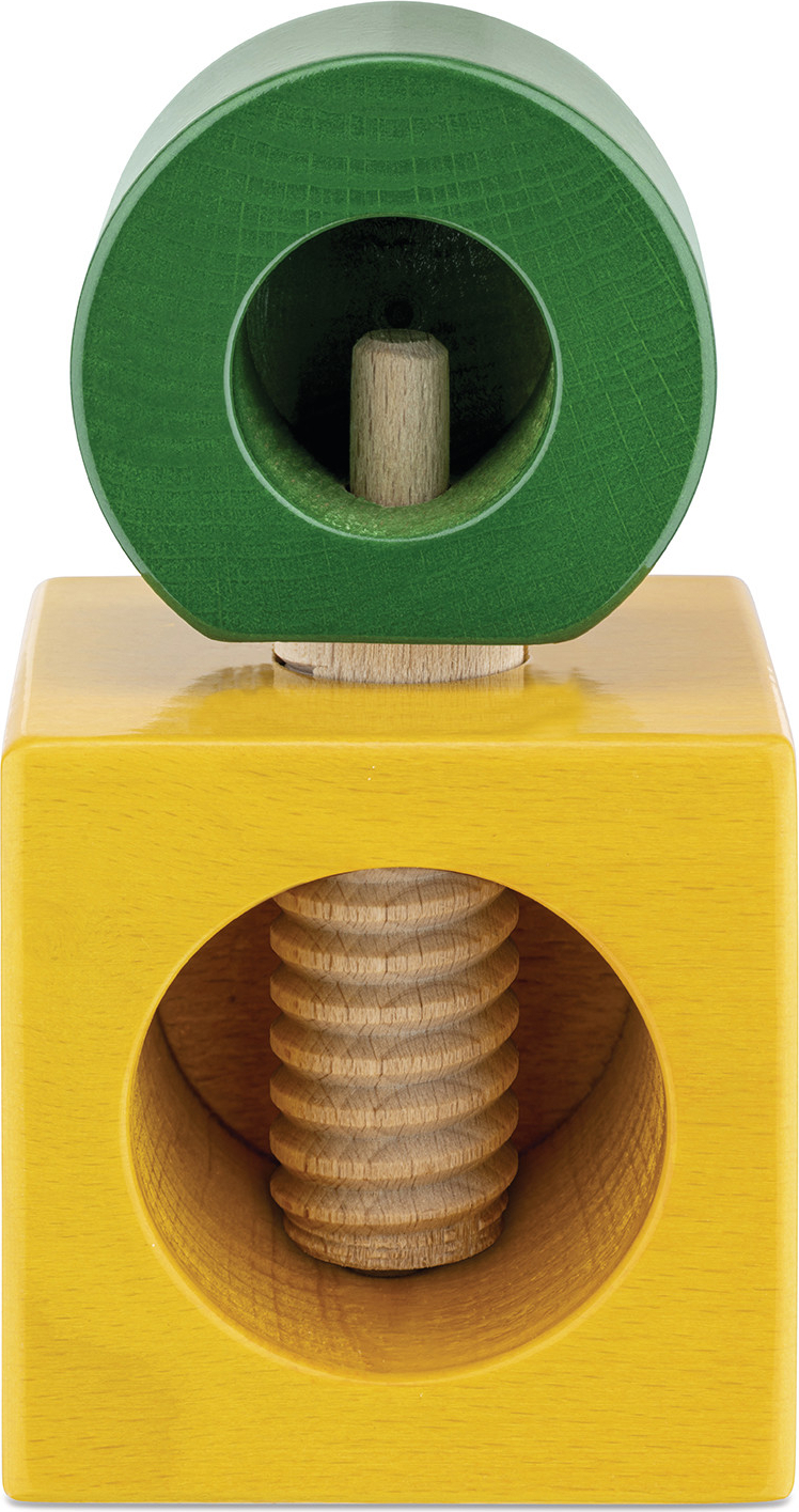 Dziadek do orzechów Twerg zielono-żółty