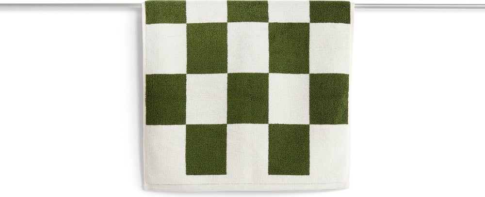 Ręcznik podłogowy Check 50 x 90 cm matcha