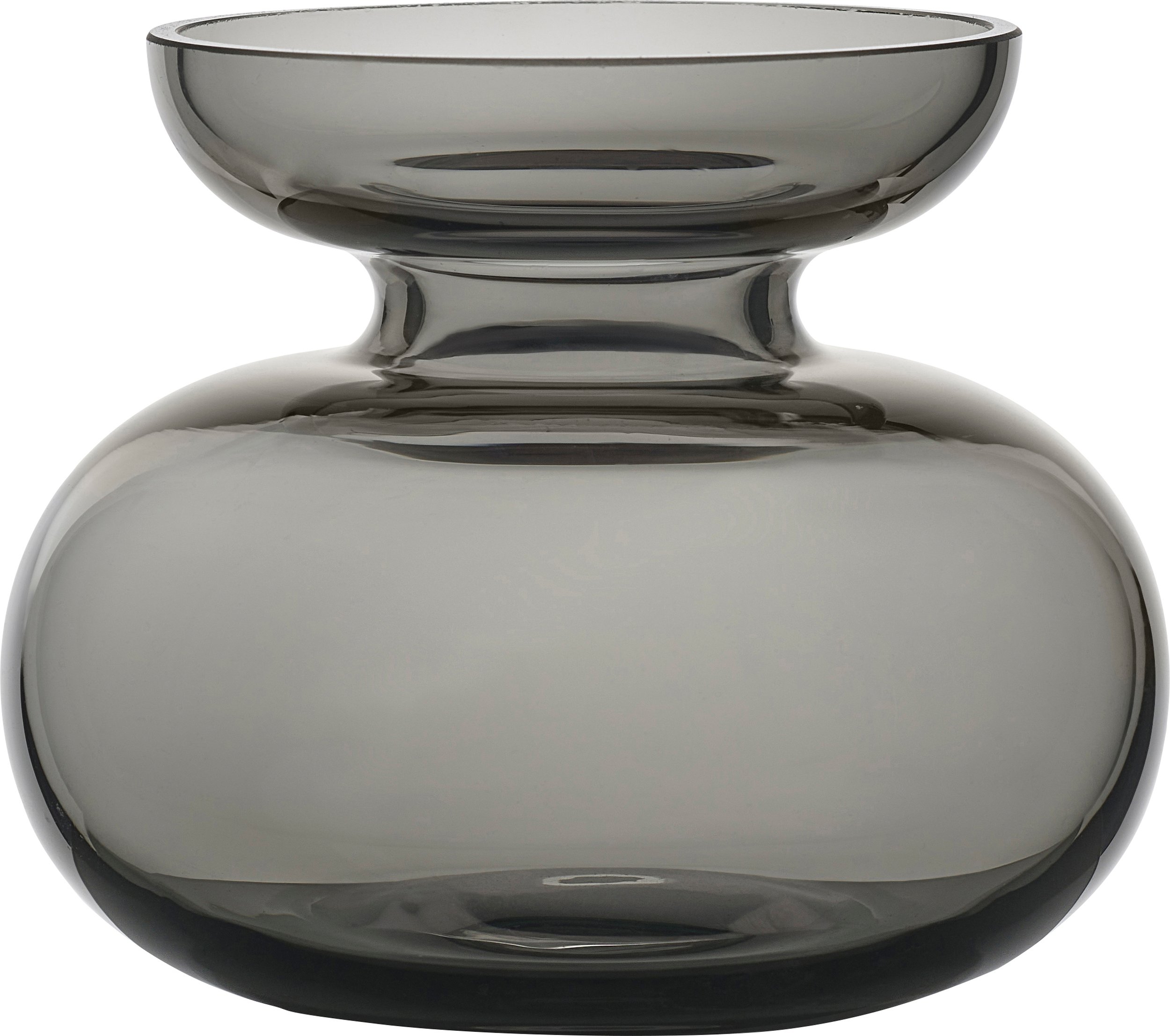 Wazon Inu 9 cm przydymiony szary