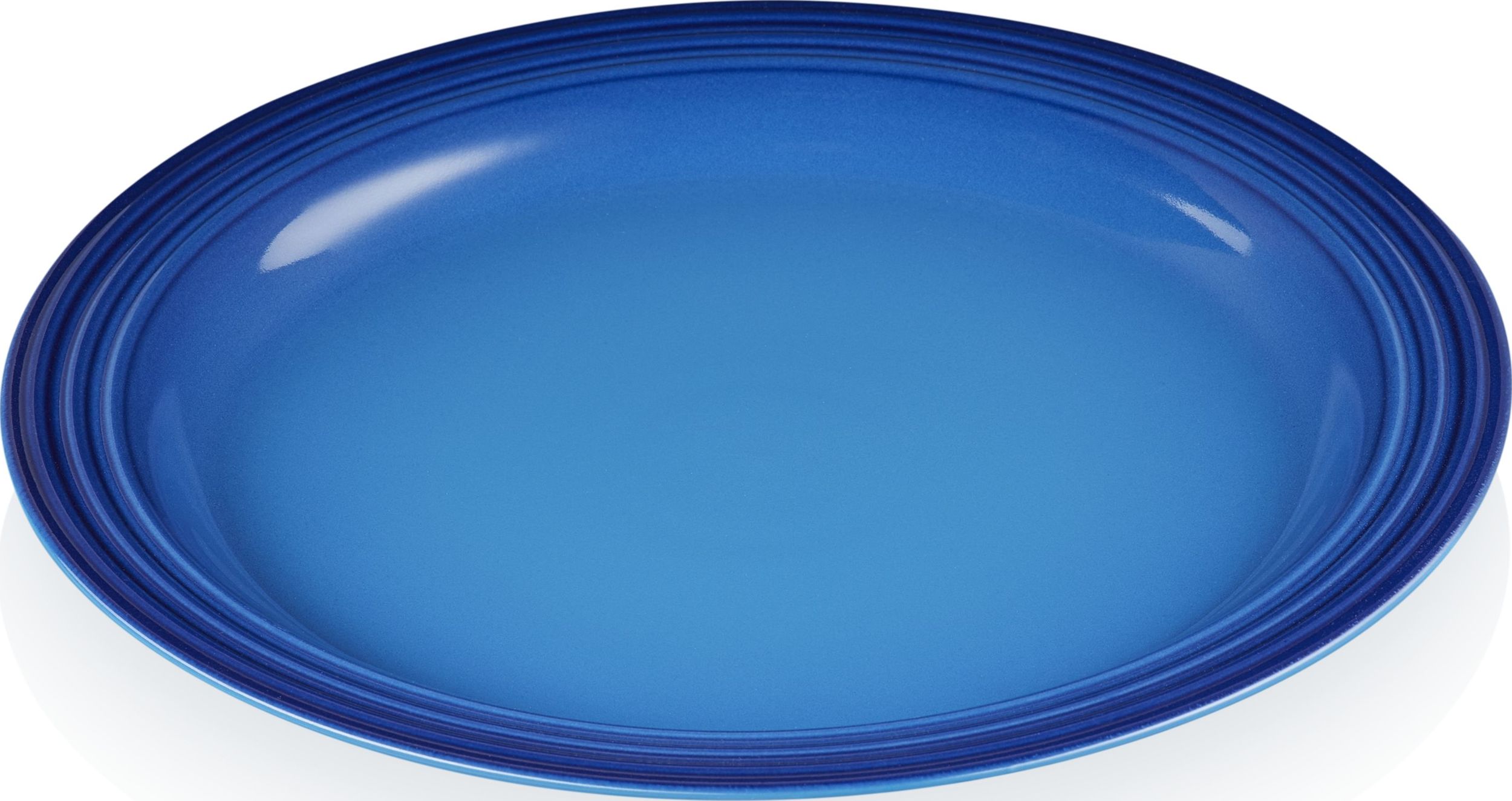 Talerz obiadowy Le Creuset 27 cm głęboki błękit