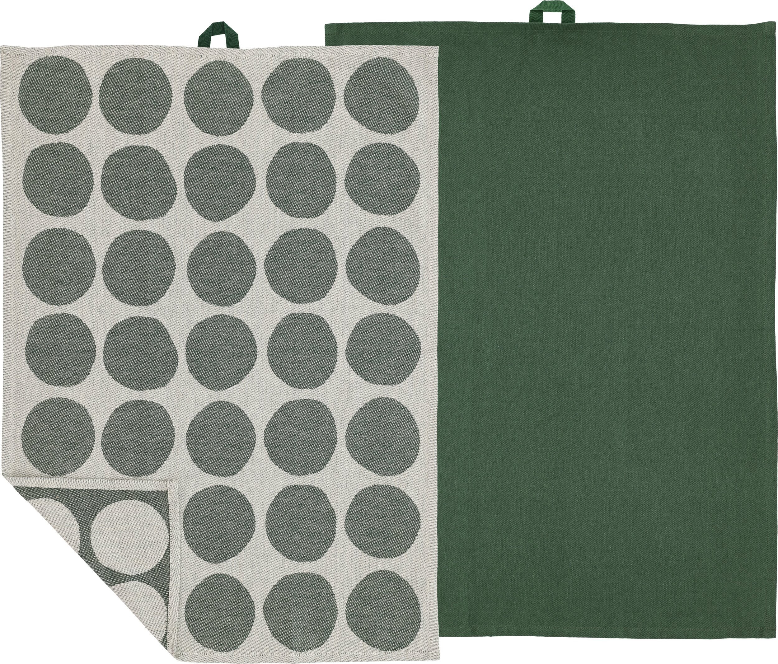 Ścierki kuchenne Bubbles 50 x 70 cm zielone 2 szt.