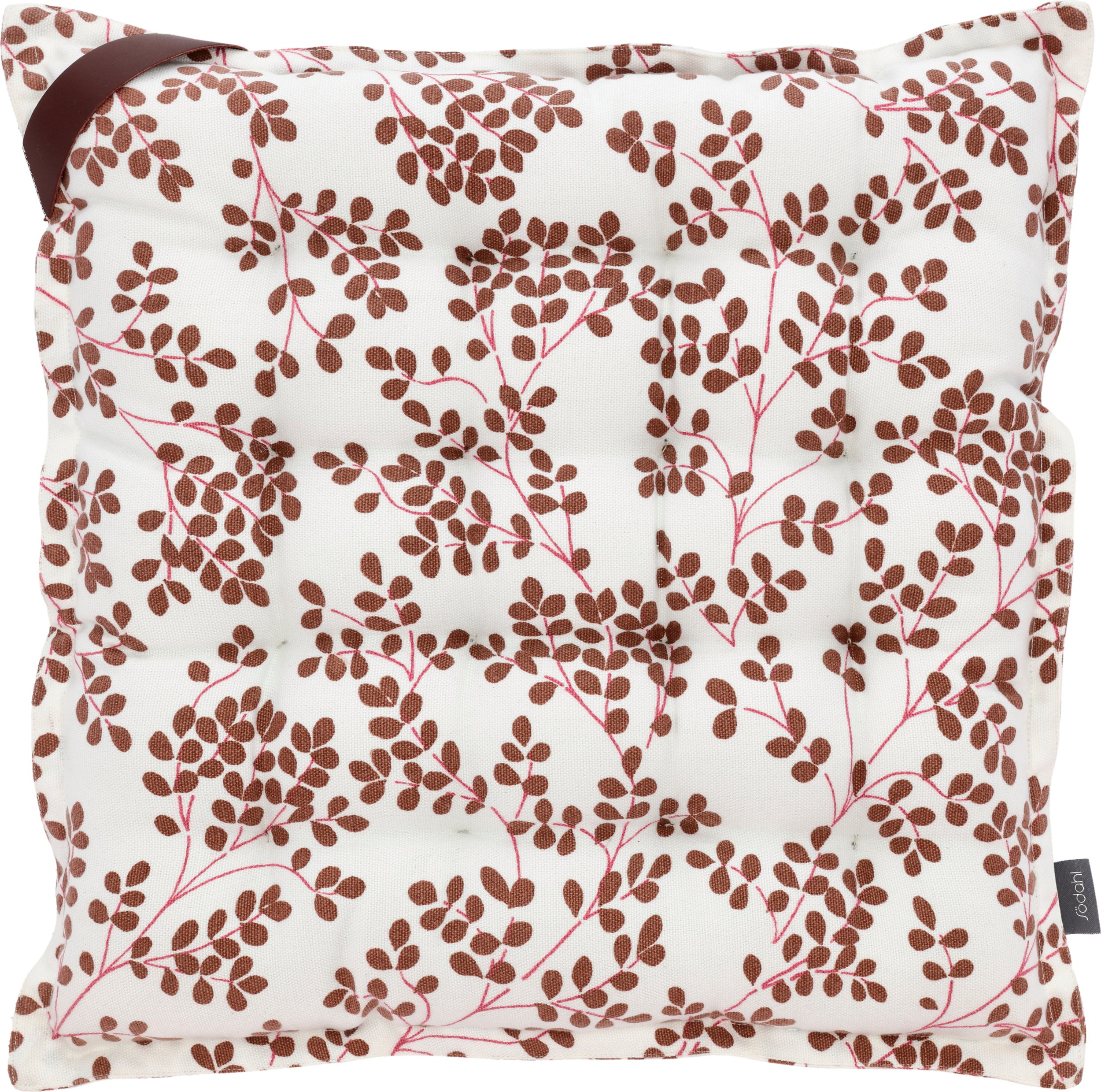 Poduszka siedzisko Mimosa 40 x 40 cm brązowa