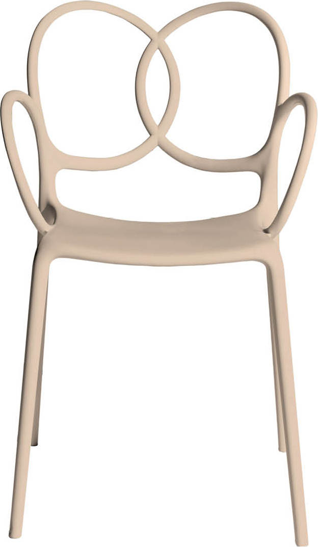 Krzesło Sissi nude z podłokietnikami