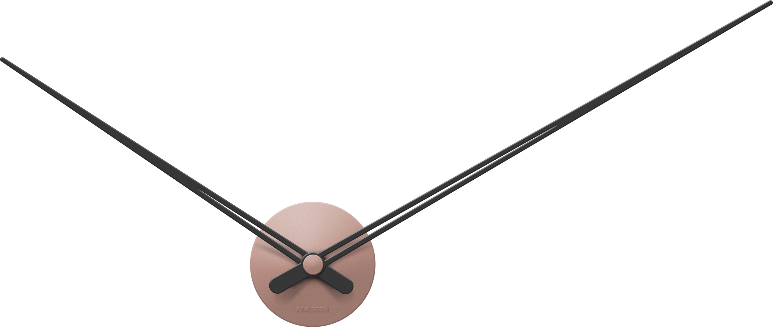 Zegar ścienny LBT Sharp różowy