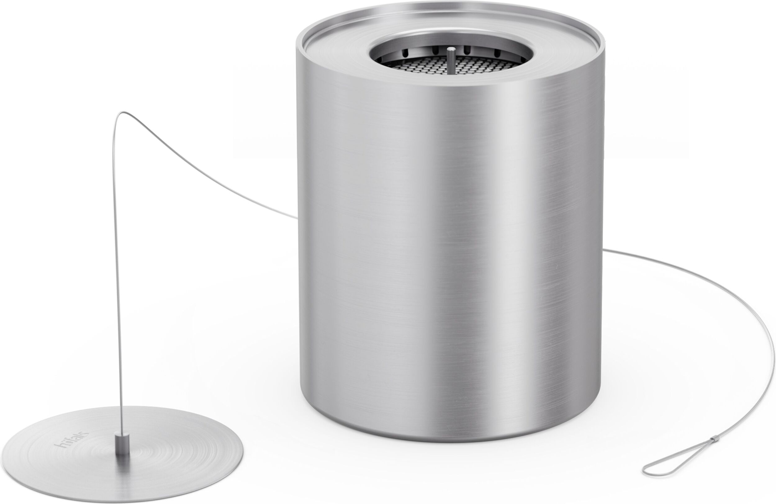 Biopalnik do latarni Spin II średni z pierścieniem i pokrywką 3 el.