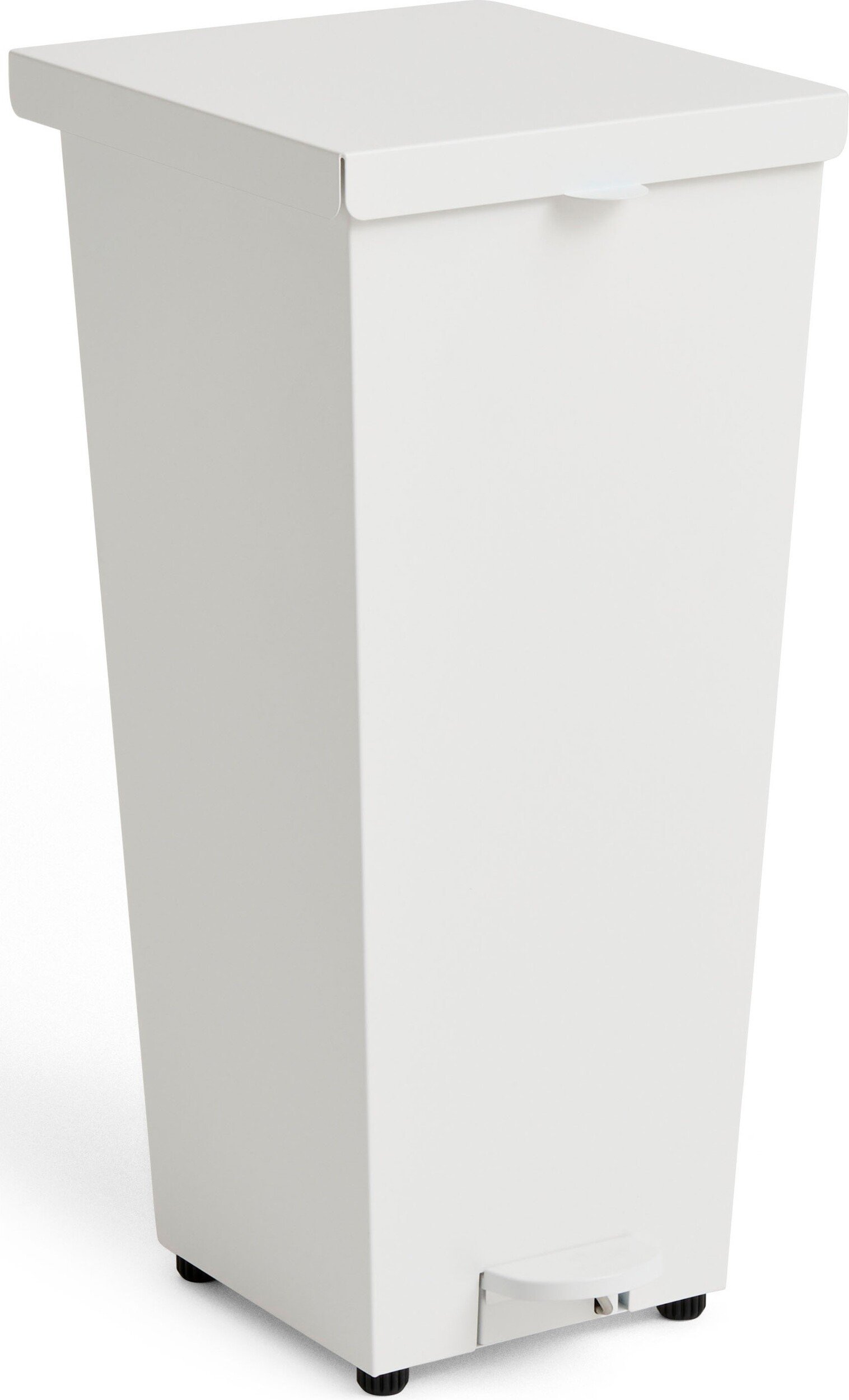 Kosz na śmieci pedałowy Loop 26 l biały